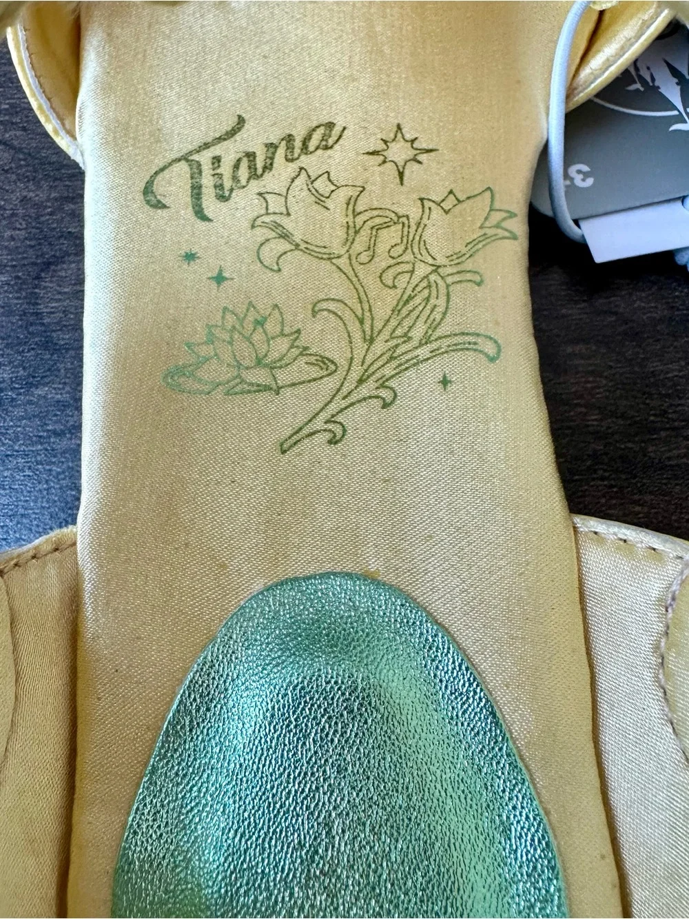 Disney Store Princess Tiana Dress Up Shoes - Girls 13/1 - NWT - Costume Shoes
